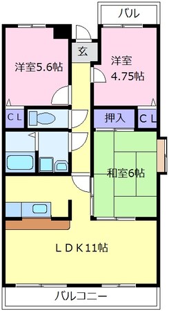 サン・オークの物件間取画像